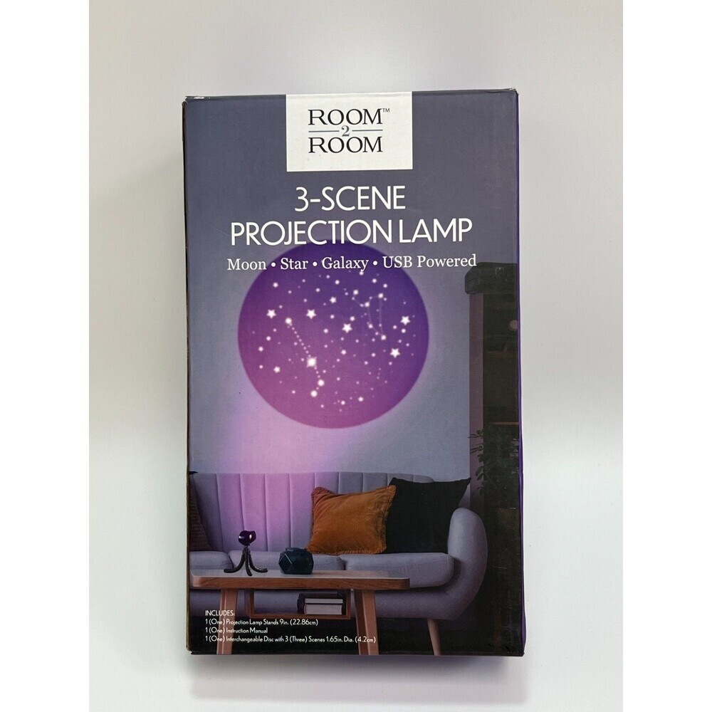Room 2 Room - 3-scene Astrology / Moon / Galaxy - Projector Lamp